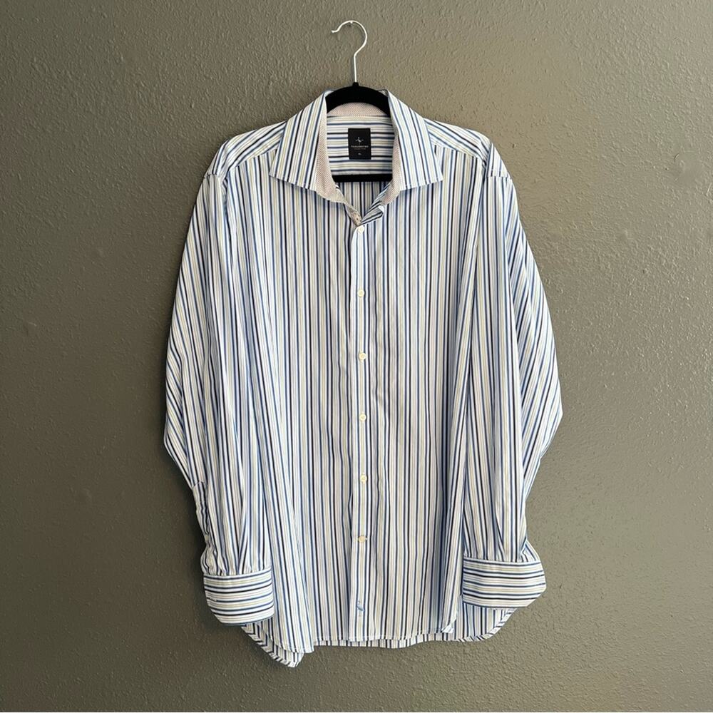 Tailorbyrd Stripped Button Down Size XL
